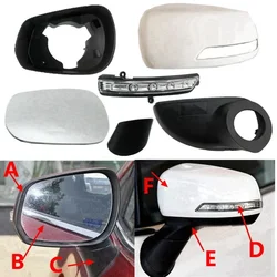 Car Rearview Mirror Cover Lower Cap Glass Lens Frame For JAC S3 2014 2015 2016