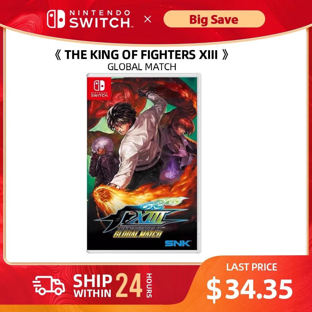 Nintendo Switch - The King of Fighters XIII Global Match - Game Card for Switch OLED Lite The King of Fighters 13