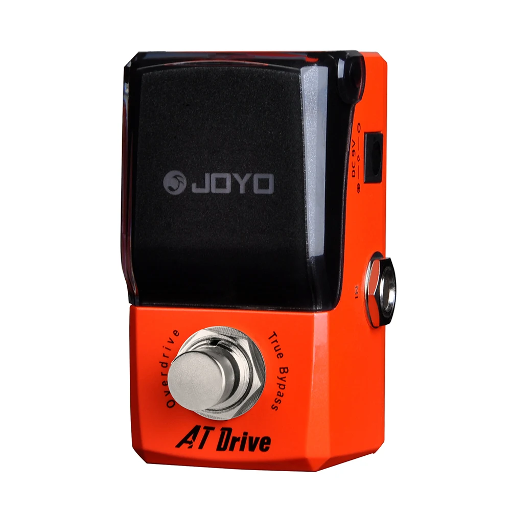 JOYO JF-305 AT DRIVE Pedal efek gitar Overdrive, Pedal gitar kompresi tanam, EQ tinggi rendah dengan efek Overdrive Bluesy