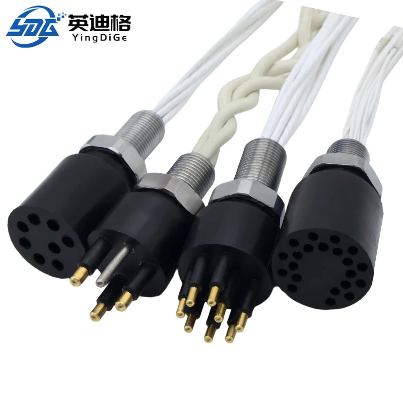 Deep Sea High-current Waterproof Underwater Connector 6 Pin Male Female Plug and Socket IP68 Standard