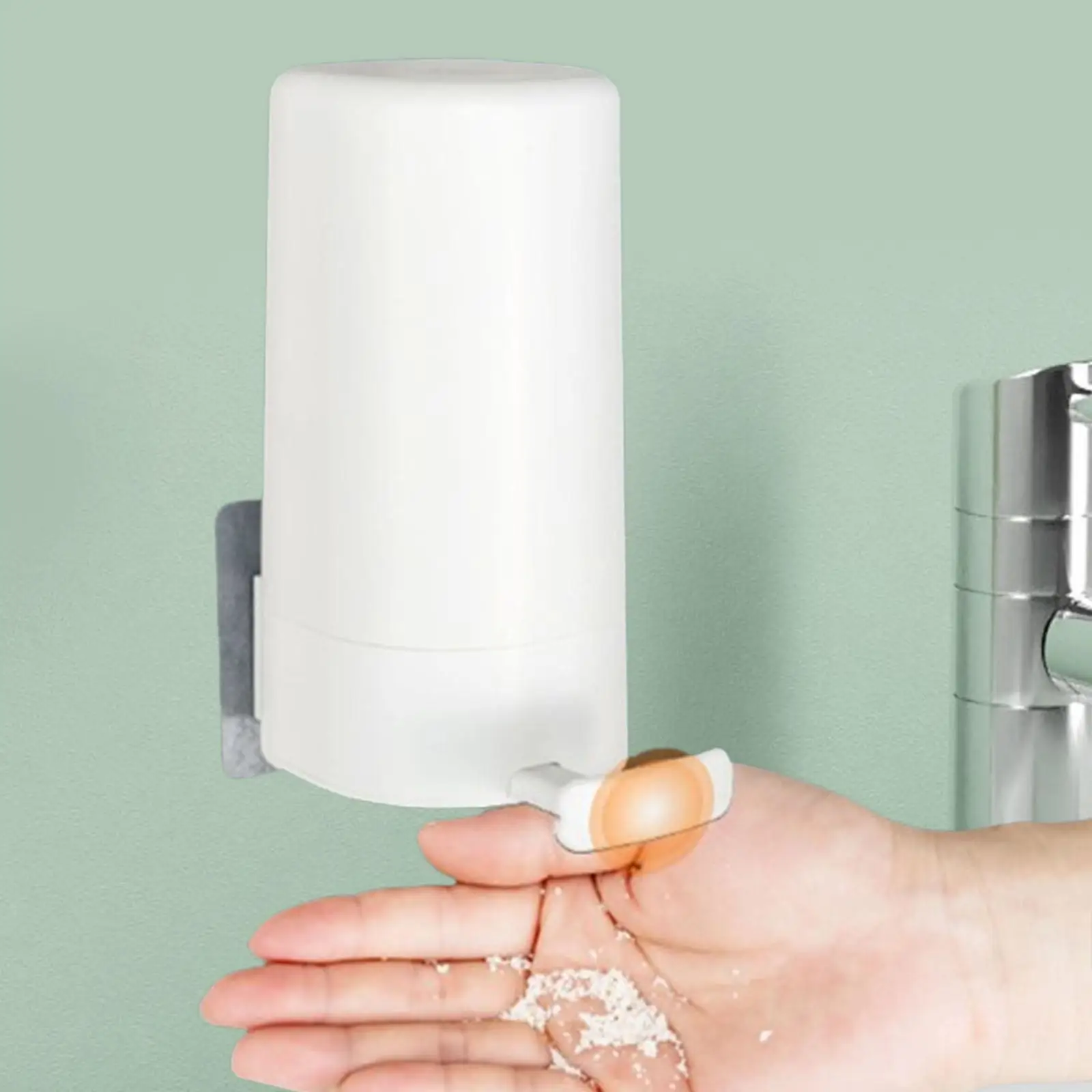 Soap Grinder Dispenser Wall Installation Fully Enclosed Manual Soap Saving Tool for Kitchen Office Hotel Gyms Urban Apartment