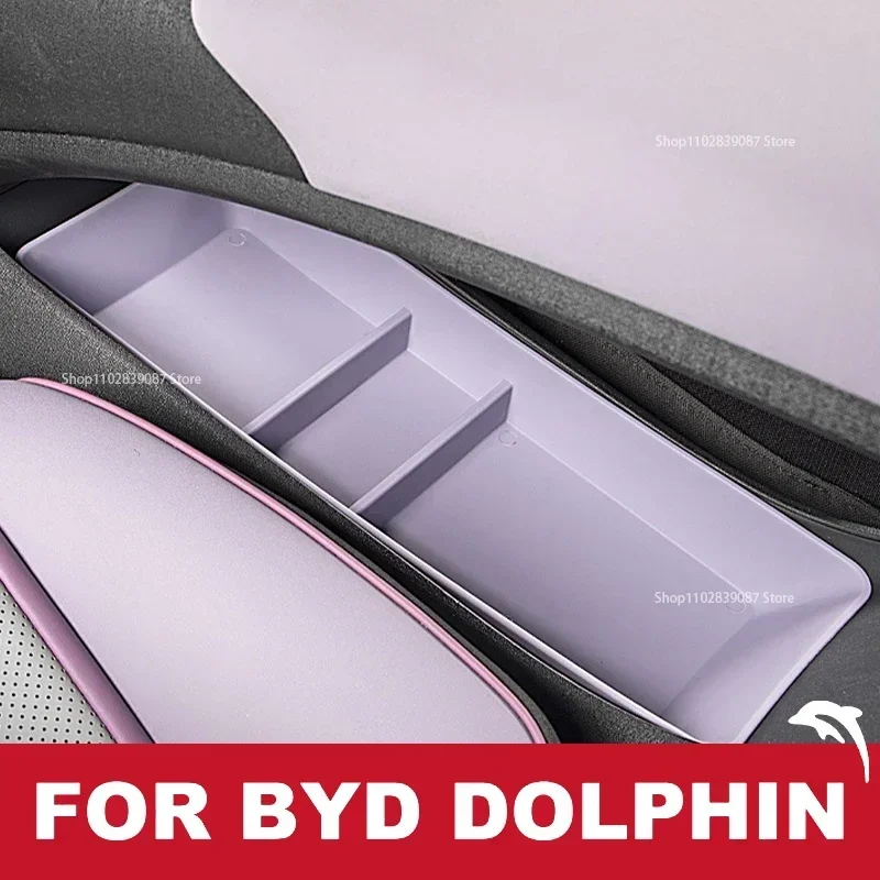 Voor BYD Dolfijn 2023 2024 EV Middenconsole Organizer Containers Lade Dolfijn Accessoires Auto Centrale Armsteun Opbergdoos ABS