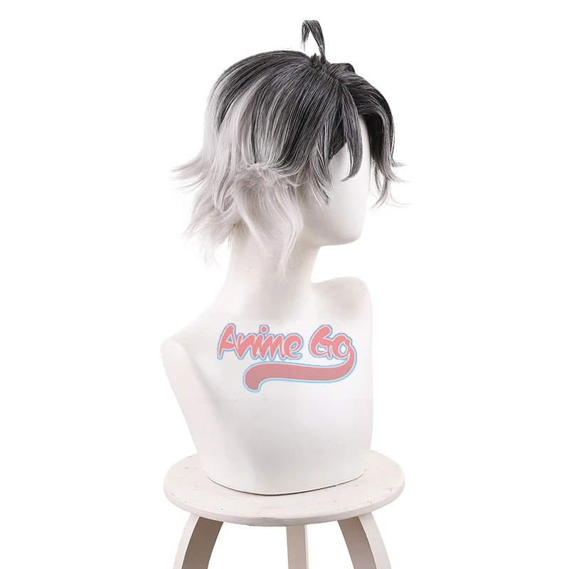 Patient Emil Cosplay Wig Game Identity V Luminary Rare Case Emil Wigs Gradient Short Hair Prop C09098