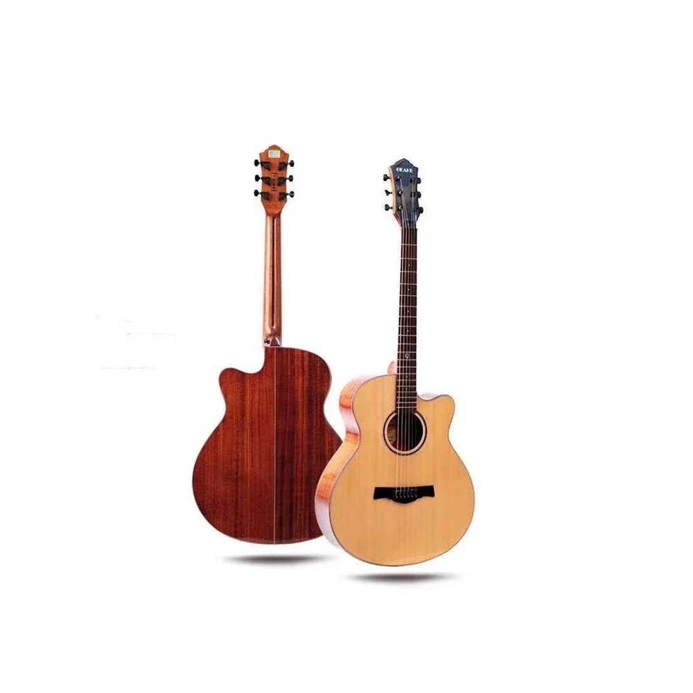 Hot Sale Ready To Ship G-102C Professional Custom Made Mahogany Body 6 Steel String Western Electric Acoustic Guitar