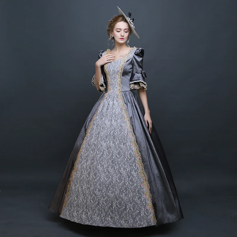 Cosplaydiy French dress Civil war Southern Belle Ball Gown Victorian Vintage Costume Lady Dress Women Medieval Dress custom Made