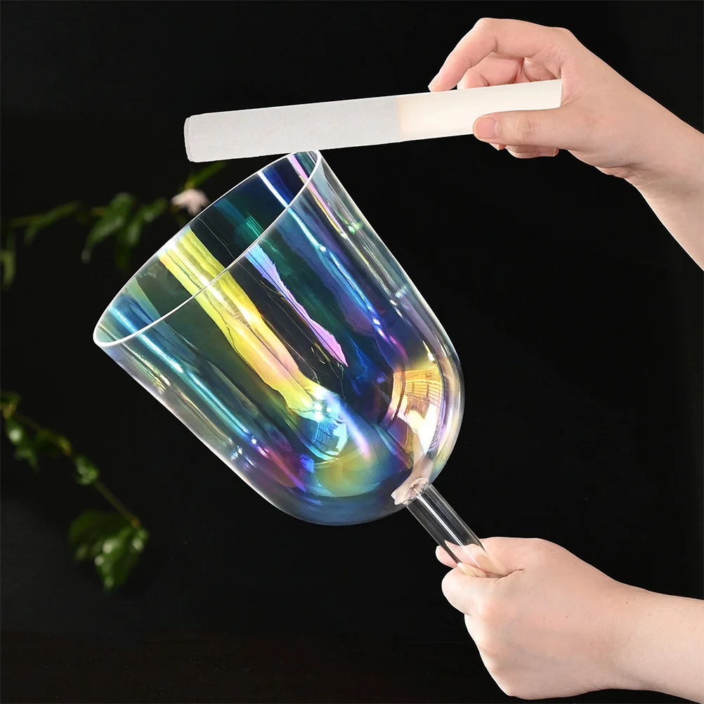 

2Pcs Acrylic Mallets for Crystal Singing Bowls Clear Resonant Tones Sound Therapy Meditation Musical Performances