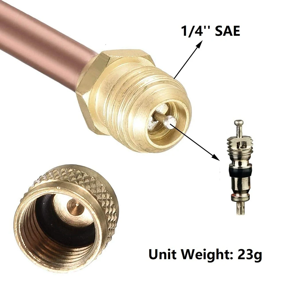 N10R-Piercing Valve Line Tap Valve Compatible With 1/4, 5/16, 3/8Inch Outside Diameter Pipes,1/4 SAE Service Access Valve