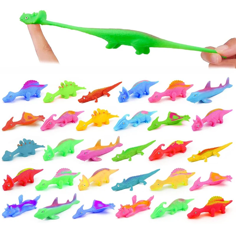 5PCS Funny Slingshot Dinosaur Finger Toys Kids Cool Gadgets Juguetes Divertidos Y Graciosos Kinder Spielzeuge Niños Regalos