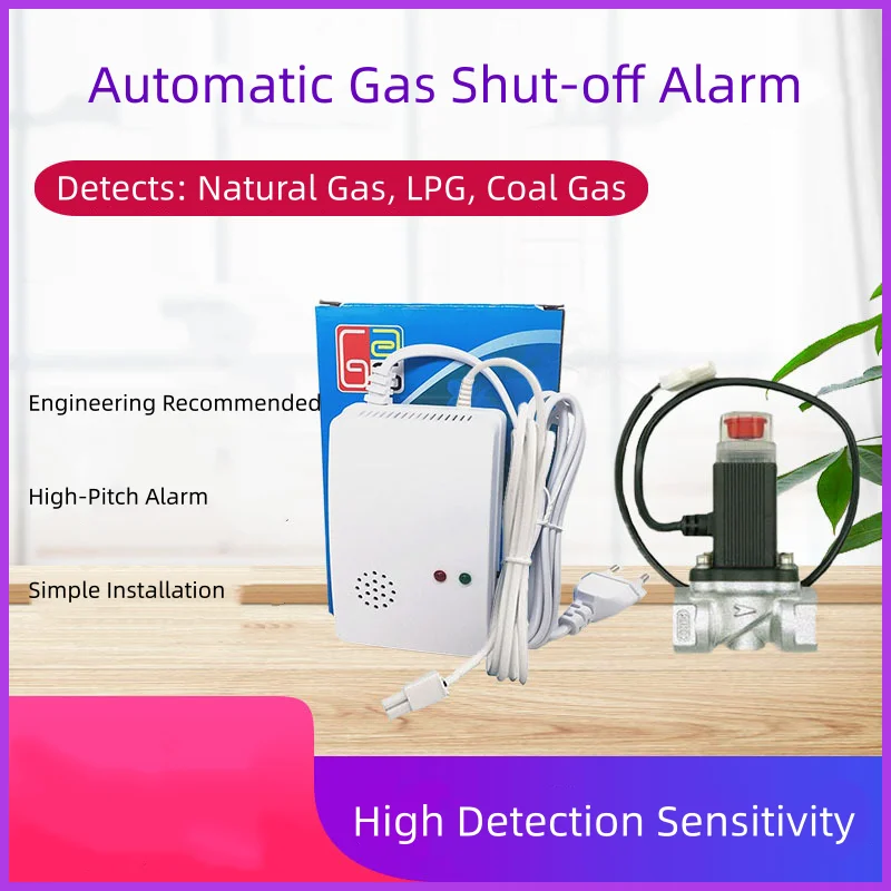 Portable Wall Mounted Independent Gas Detector Alarm Gas Leak Detector Tester Propane Methane Safe Natural Gas Alarm Sensor