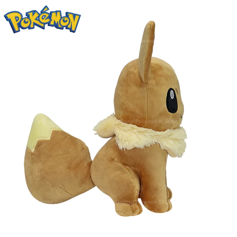 27cm originale Pokemon peluche Eevee morbido peluche giocattoli Kawaii Anime bambole regalo di compleanno per i bambini