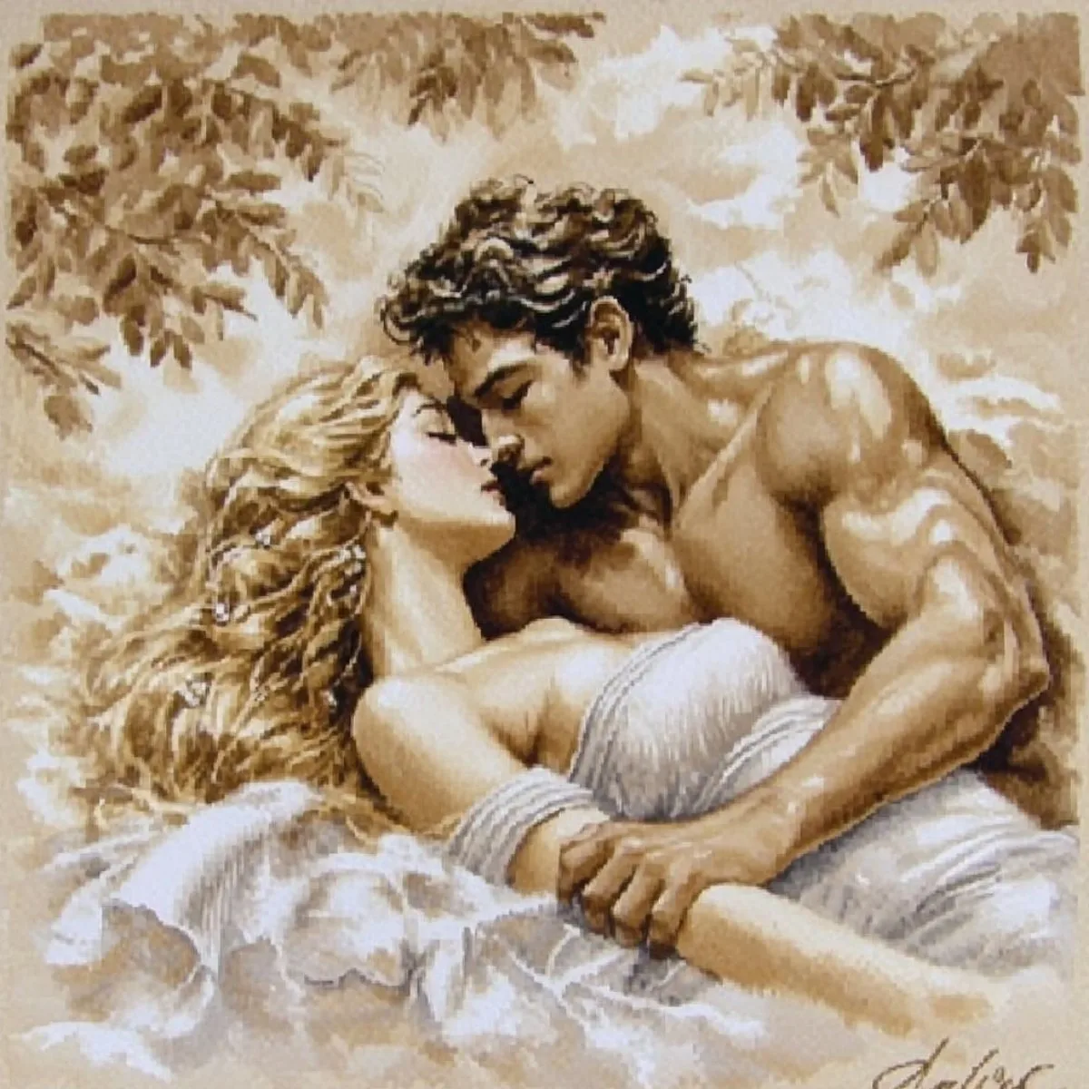 1 lot de 40x40cm-15.7x15.7 pouces 11CT/14CT tissu imprimé point de croix kit de bricolage, grande taille, coffret cadeau