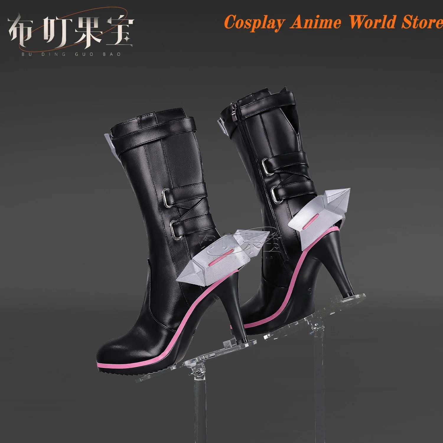 

В наличии: Косплей-обувь Laevatain, ботинки на высоком каблуке, реквизитная обувь для игры Arknights: Endfield, женская обувь для ролевых игр на Хэллоуин.