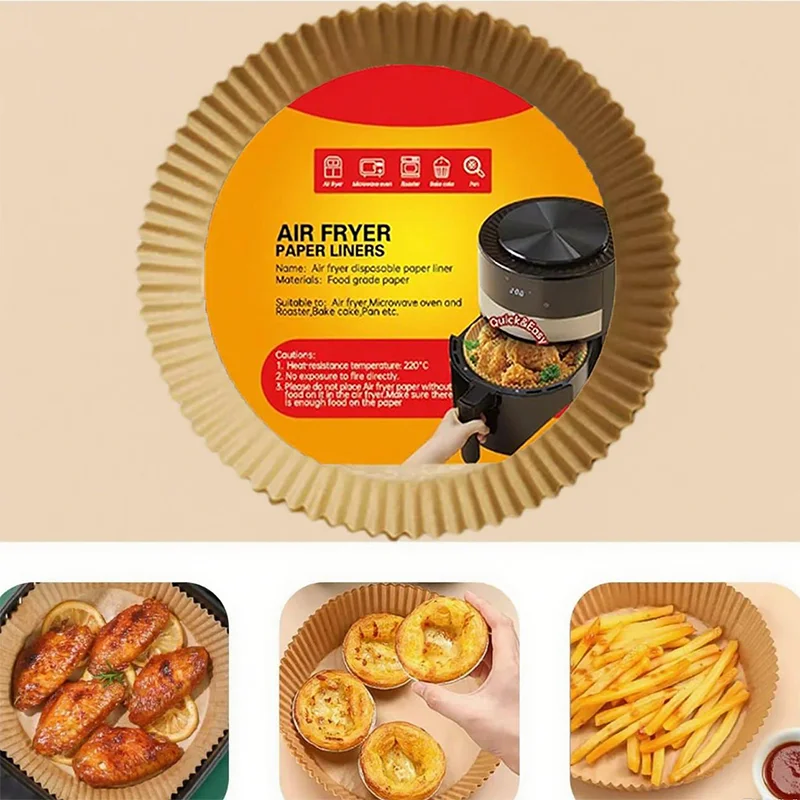 

Пергаментные листы для фритюрницы — антипригарные, термостойкие, для выпечки, запекания, легкой очистки, круглые и перфорированные