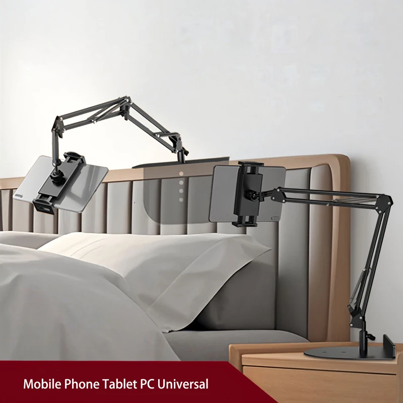

Versatile IPad Mobile Bedside Concealed Phone Stand For Cell Phone, Lazy Tablet Support Bed Smartphone Bracket Grip Lying Down