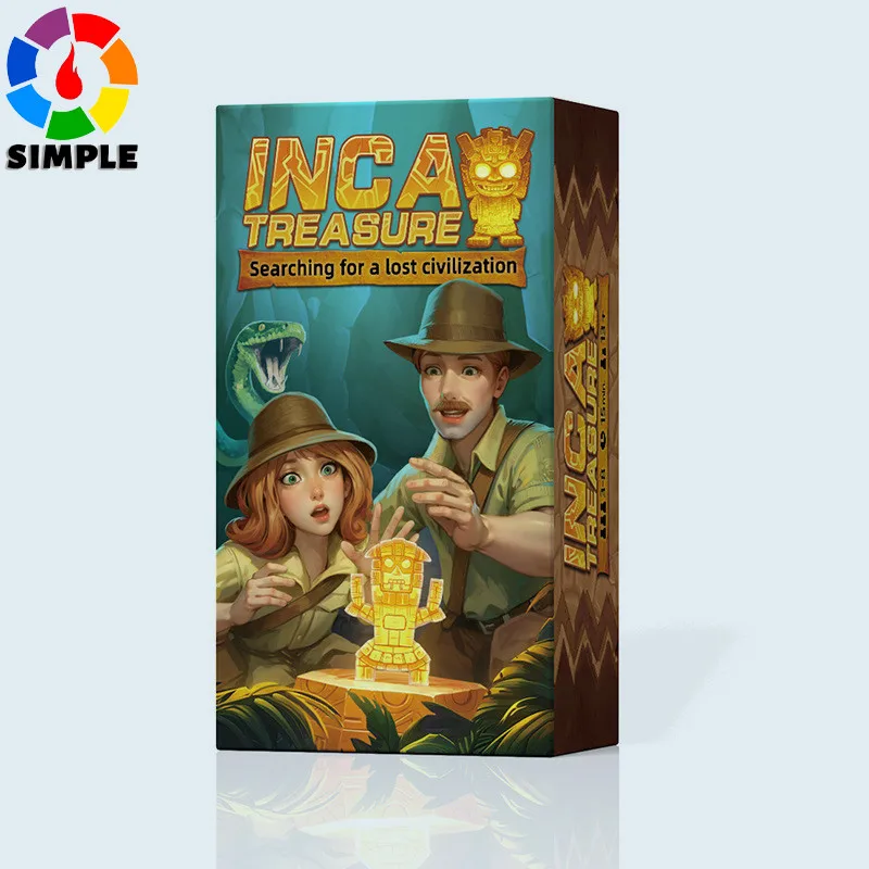

Inca Treasure Hunt Board Games Card Family Parent-Child Party Game