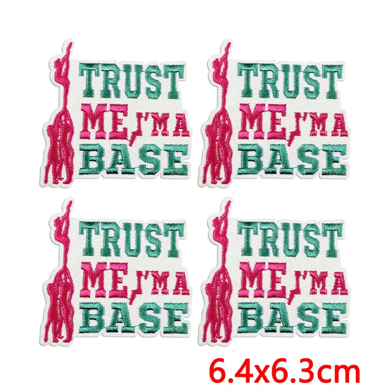 10Pcs Cheerleader Patch, Iron on Patches for Clothing, Cheer Girl Pom Pom Bow Embroidered Appliques