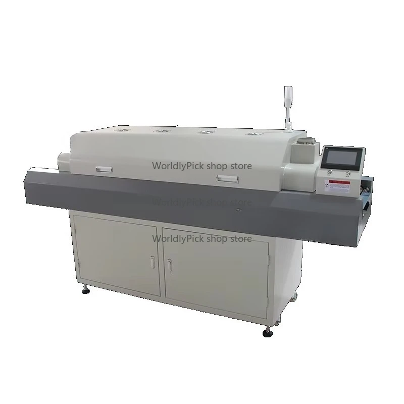 High Efficiency SMT Reflow Oven Desktop Hot air Smd Reflow Soldering 8 Warm Zones Reflow Solder Oven for Smt Pcb