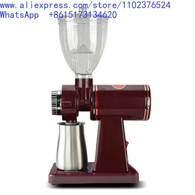 Upgrade Little Flying Eagle Electric Coffee Grinder Italian Style 304 Stainless Steel Cutter Disk Anti-drop Funnel view 4