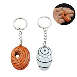 Anime Ninja Keychain Tobi Obito kakaxi Akatsuki Madara Uchiha Pendant Key Chain Mini Mask Car Keyring Jewelry Gift