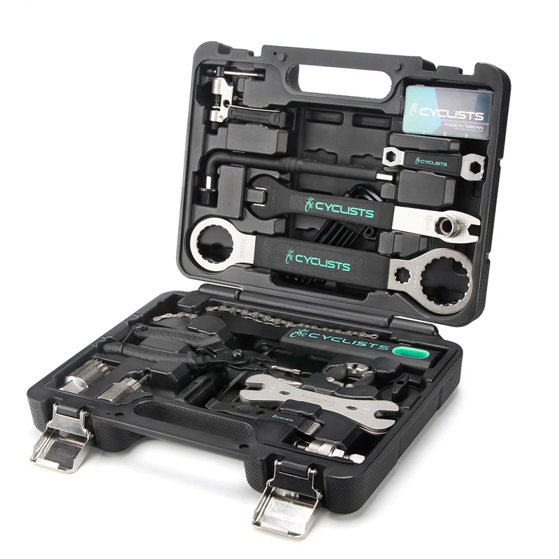 CT-K01 Bike Multi-function Tool Case Professional Maintenance Box 18 in 1 Combination Suit Iamok Bicycle Repair Tools