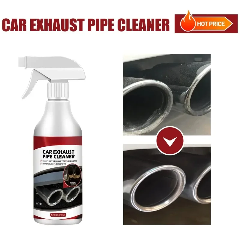 Car Exhaust Pipe Cleaner Rust Remover Carbon Cleaning Agent Smoke Removal Automobile Motorcycle Maintenance Cleaner