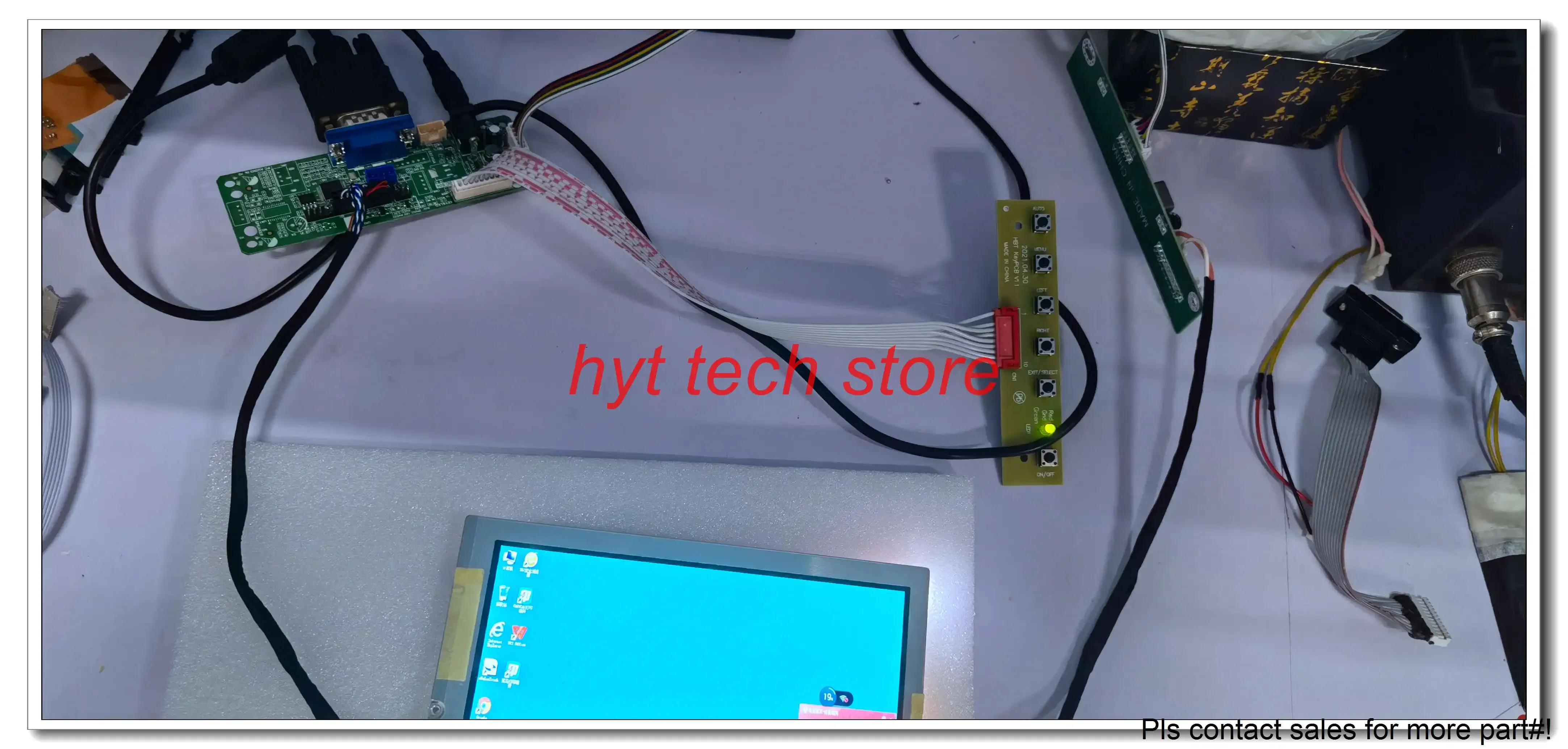 VGA Board for  6.5 inch LCD Panel#NL10276BC13-01  NL10276BC13-01C, 100% working before shipment