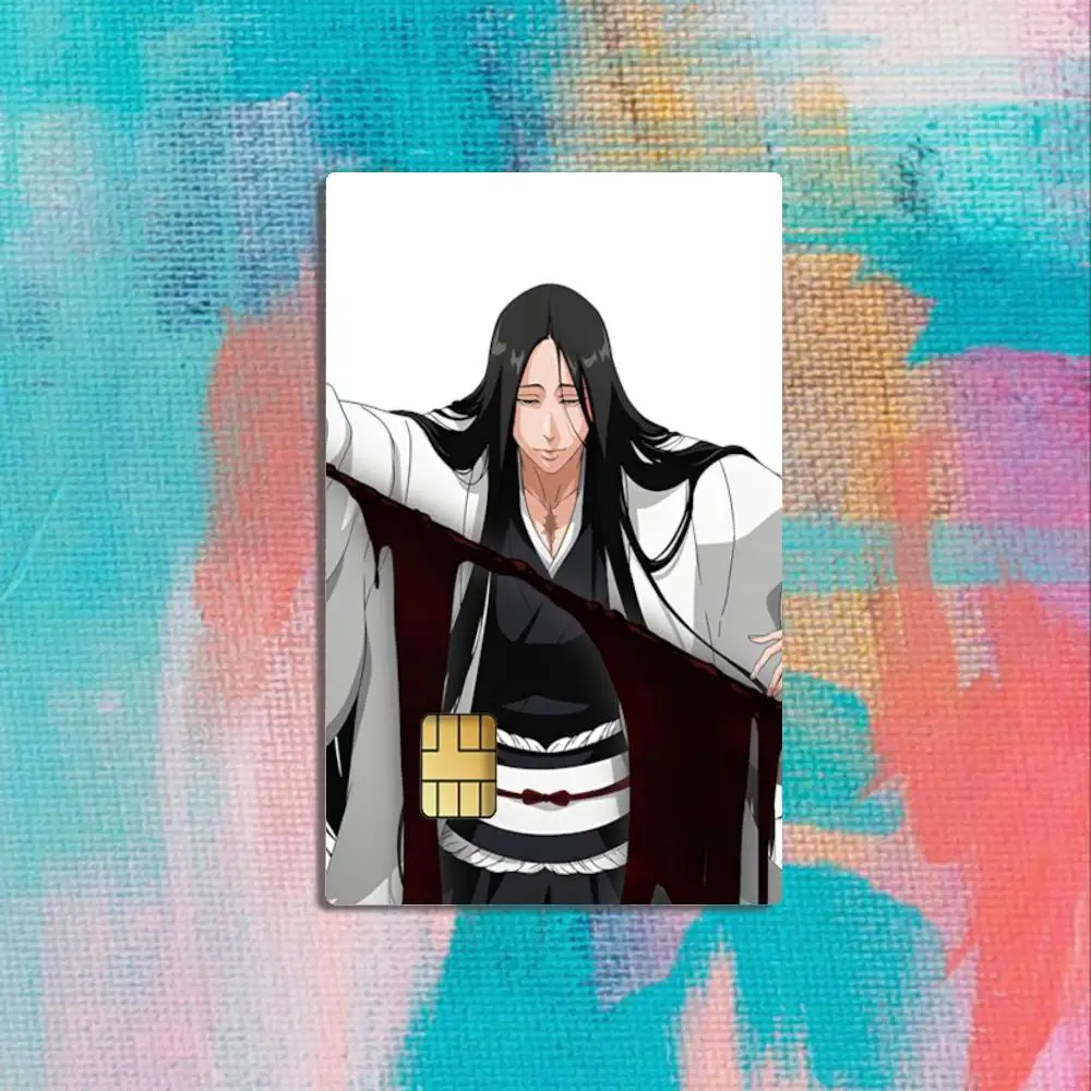B-Bleach Retsu UnohanaS بطاقة ملصقات الائتمان فيزا الخصم البنك بطاقة شحن حافلة مترو ملصق مضاد للمياه صائق الديكور