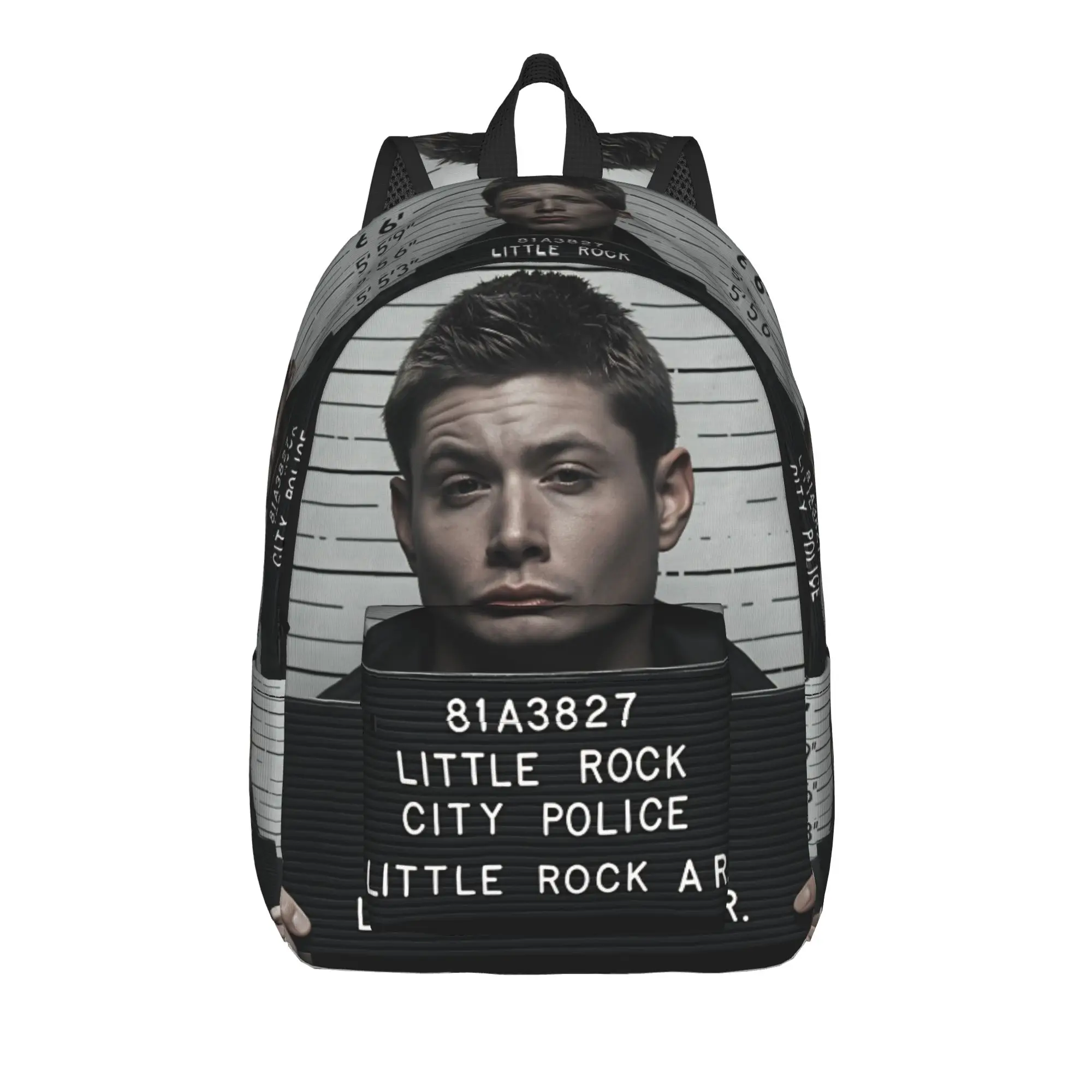 

Movie Supernatural Backpack Female Dean Winchester Durable Backpacks Polyester Kawaii School Bags Outdoor Style Design Rucksack