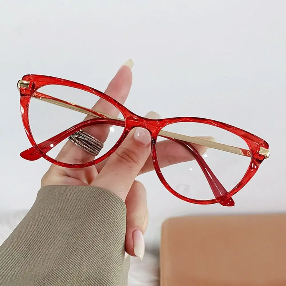 Eye Protection Anti-Blue Light Glasses Blue Ray Blocking Ultralight Round Eyeglasses Metal PC Optical Spectacle Eyeglass Office