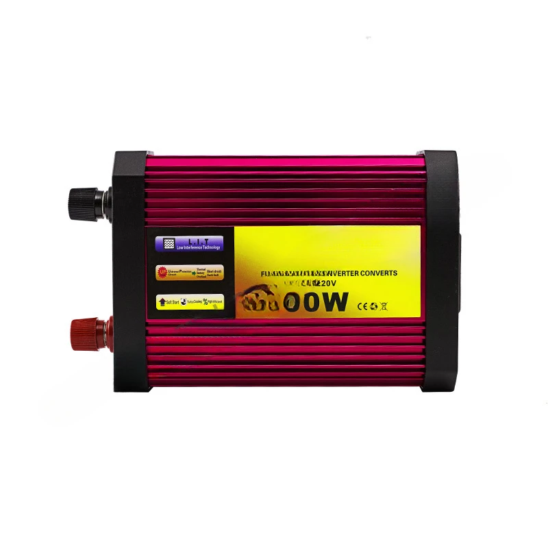 Modified Wave 12V to 220V High Power 500W High Frequency Vehicle-mounted Inverter Outdoor Inverter Whole Box Wholesale