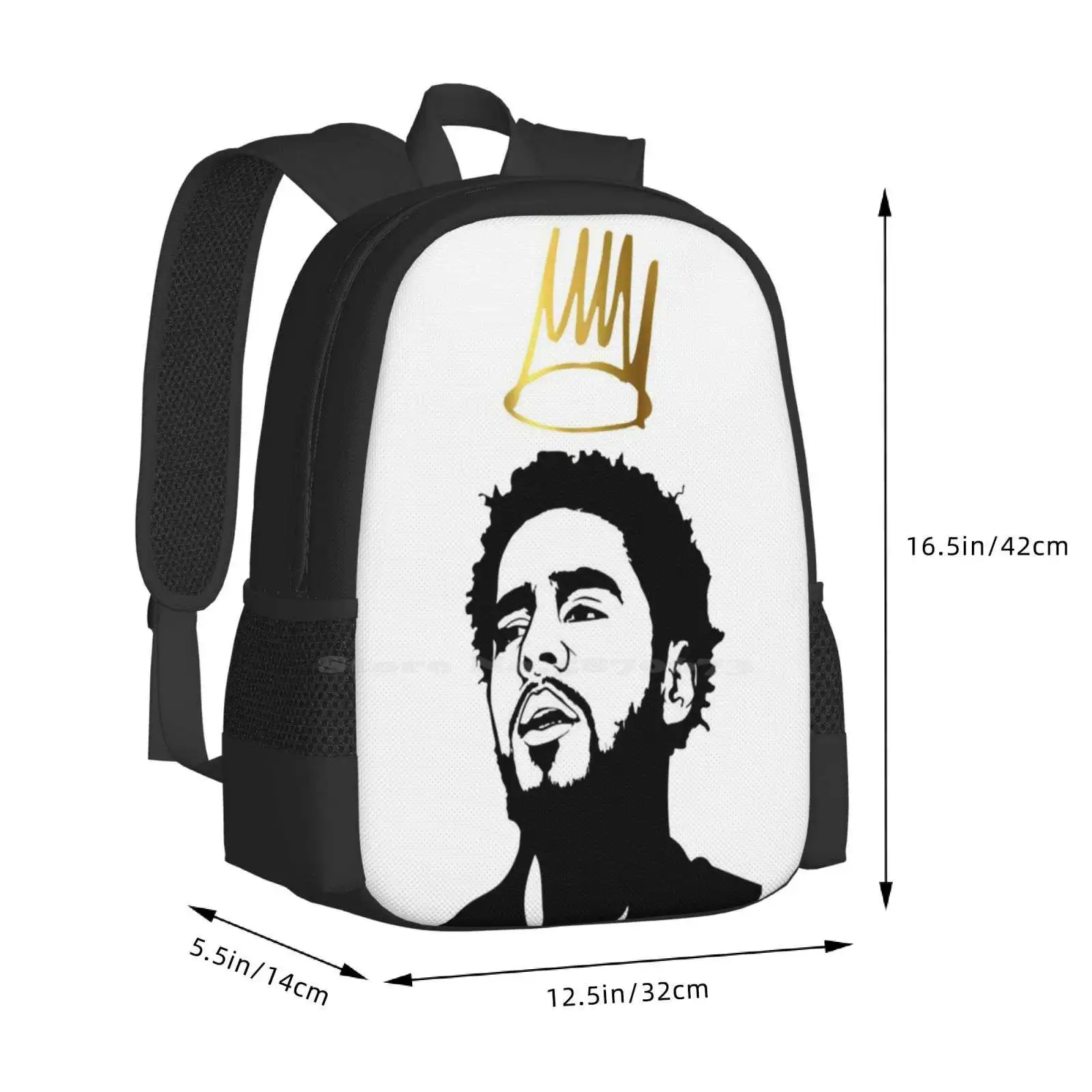 J. Cole 2 Exlusive تي شيرت نمط تصميم الكمبيوتر المحمول السفر الحقائب المدرسية دريك كندريك لامار ليل راب