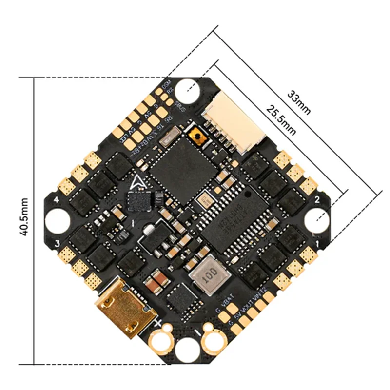 BETAFPV F411 4S 20A Toothpick Brushless Flight Controller V5 BLHeli_S (BMI270)