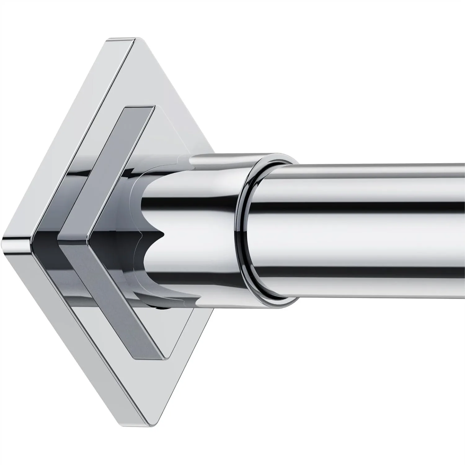 Adjustable Tension Shower Curtain Rod 30-80 Inch, Stainless Steel No Drill for Bathroom