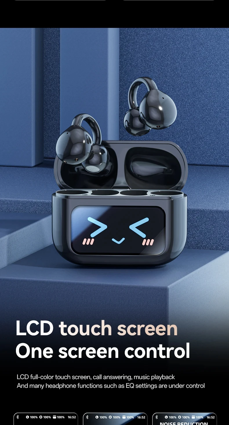 Nuevo 2026 pantalla táctil auricular inalámbrico Bluetooth 144 idiomas en tiempo Real con traducción AI auriculares de t