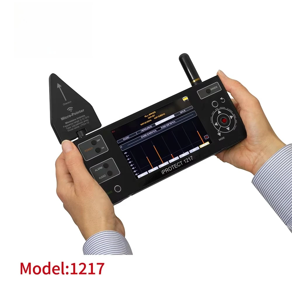 كاشف إشارة Vodasafe متعدد الوظائف 6 جيجا هرتز GSM، CDMA، 3G، 4G/LTE 5G Band بلوتوث جهاز تعقب إشارة GPS