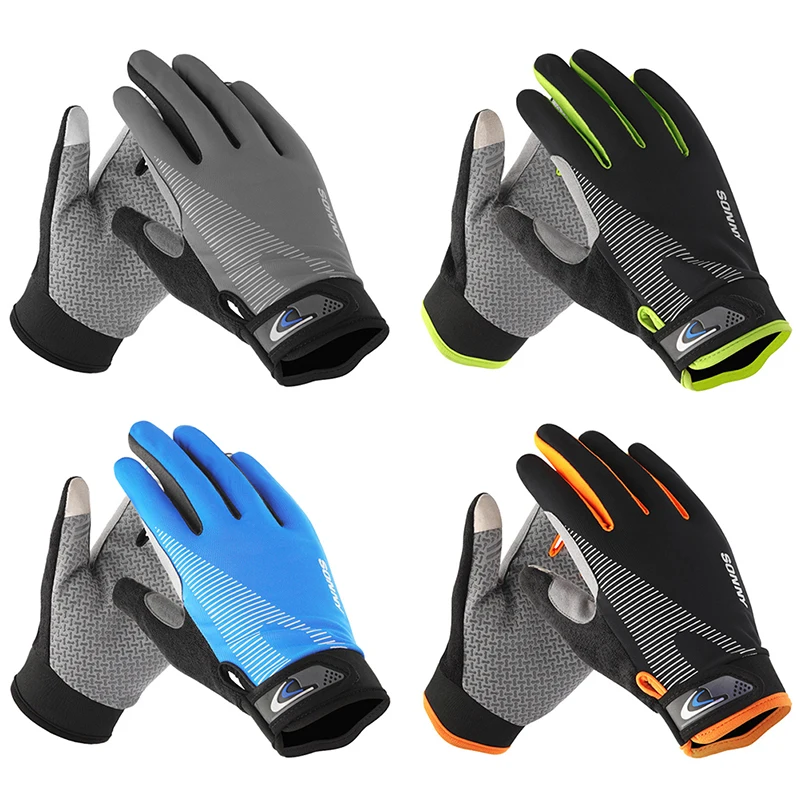 Gants de vélo respirants à doigts complets, mitaines chaudes, écran tactile, VTT, moto, cyclisme, camping, été, hiver, 1 paire