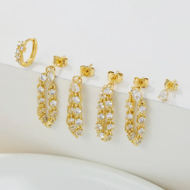 Thumbnail 3 - #27 Latest Dangle Chain Earrings Offers