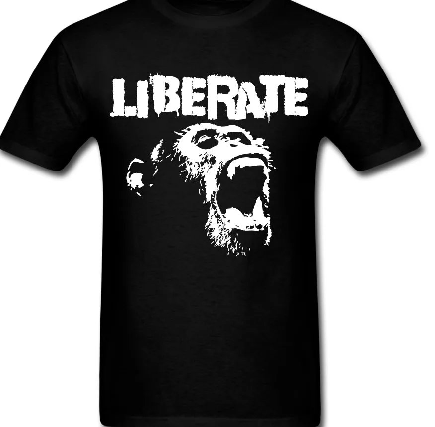 

Футболка Liberate ALF Animal Rights Ape Monkey, все размеры и цвета