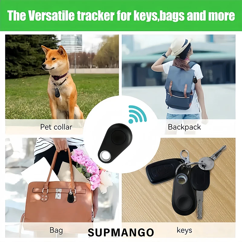 Mini GPS Mobile BT Anti-Lost Tracker Two-way Positioning IOS Android Smart Locator Accessory Find Pets Children Wallets