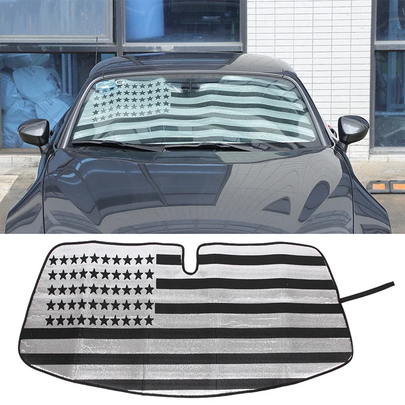 

For Mazda MX-5 ND 2016-2025+ Car Front Windshield UV Sunshade Car Decoration Protection Accessories Aluminum Foil/Silver Tape