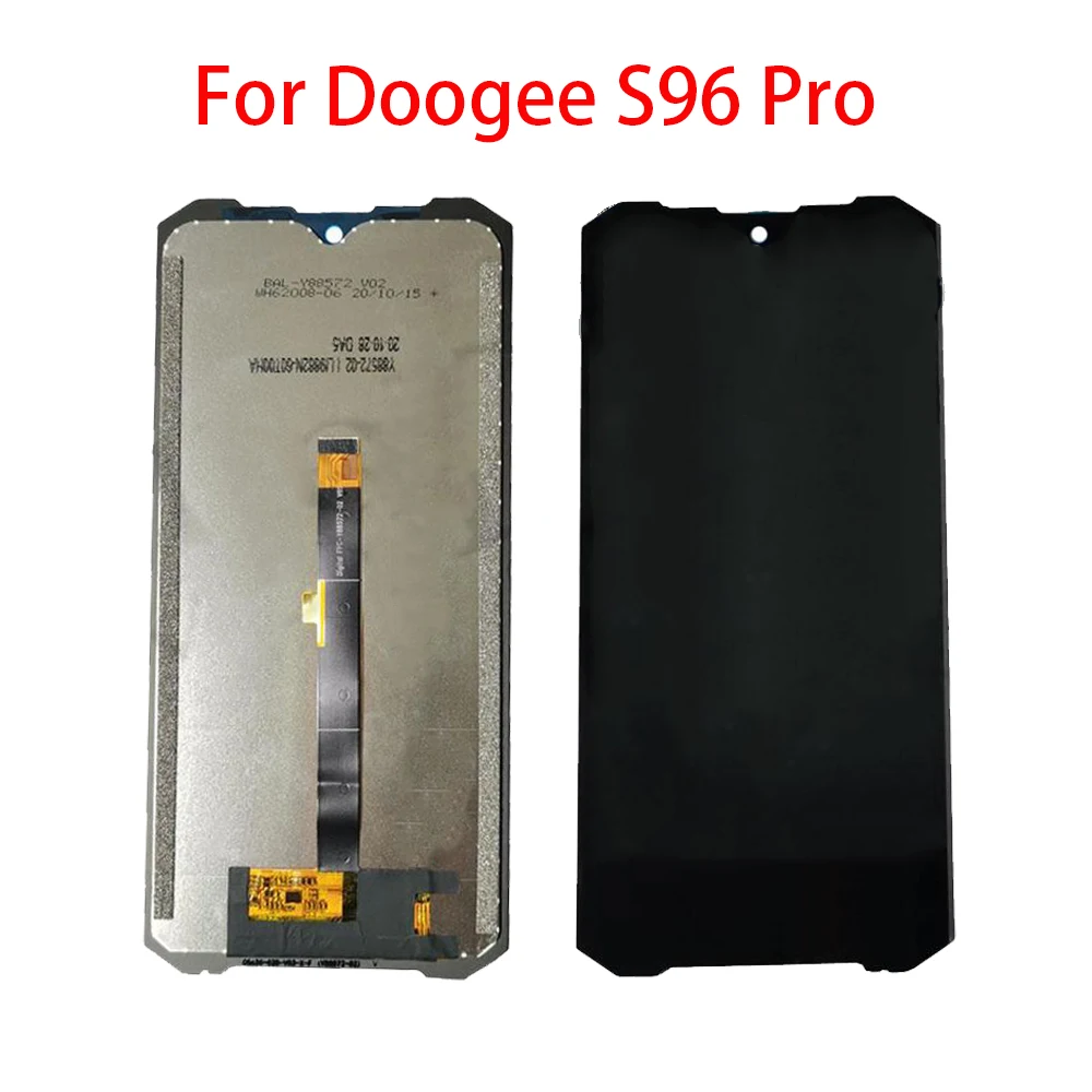 LCD Screen For DOOGEE S95 S96 S97 S98 Pro S99 S100 LCD Display Touch Screen Panel Digitizer Assembly Replacement Full Screen