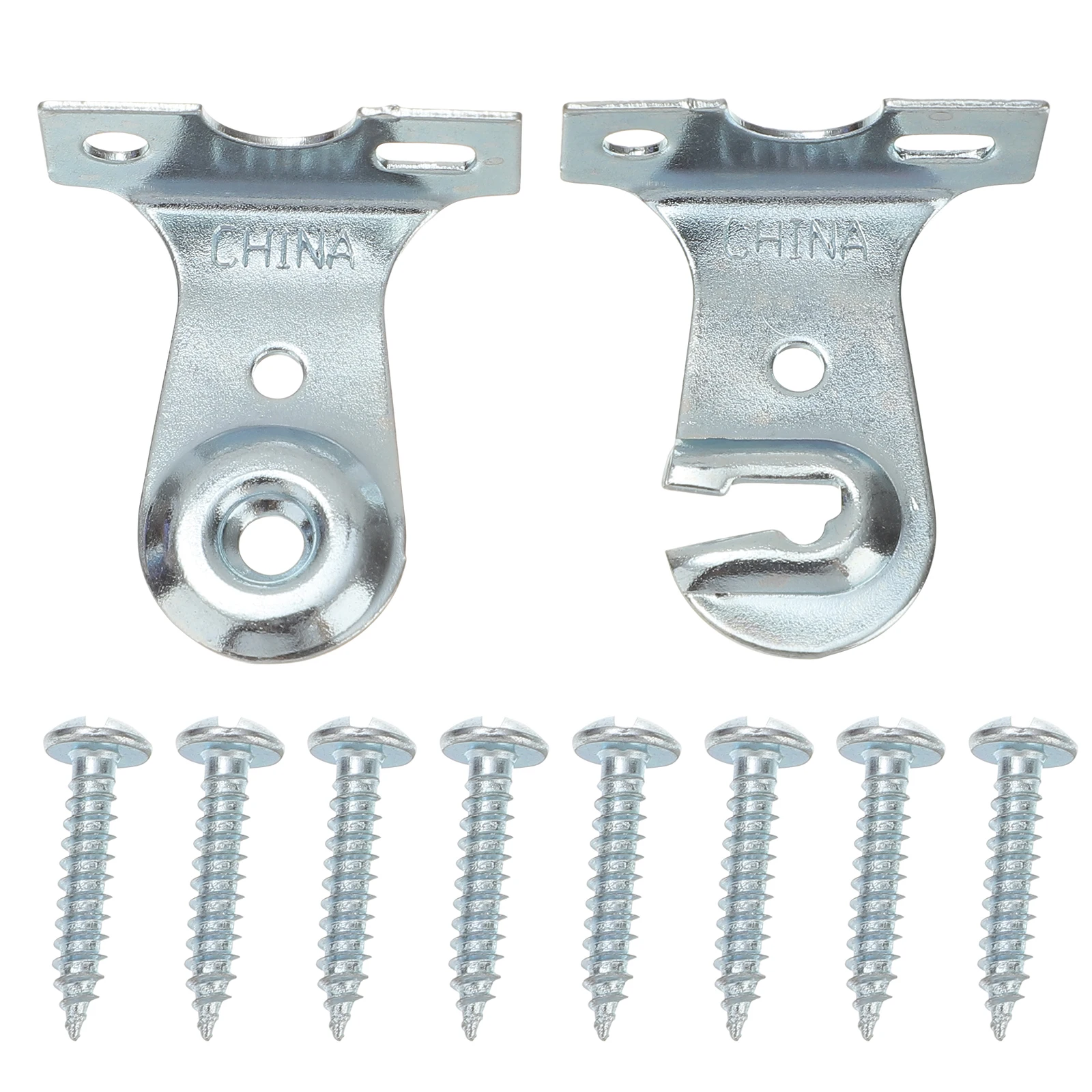 

2 Sets Roller Shutter Hardware Accessories Curtain Brackets Metal Fixing Parts Blinds Replacement Kit Travel Shades Supplies
