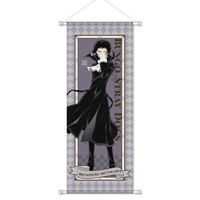 VIKAMA Black Gothic Lady Anime Wall Hanging Tapestry Elegant Dark Dress Art Cloth Poster for Bedroom Living Room Goth Decor Gift