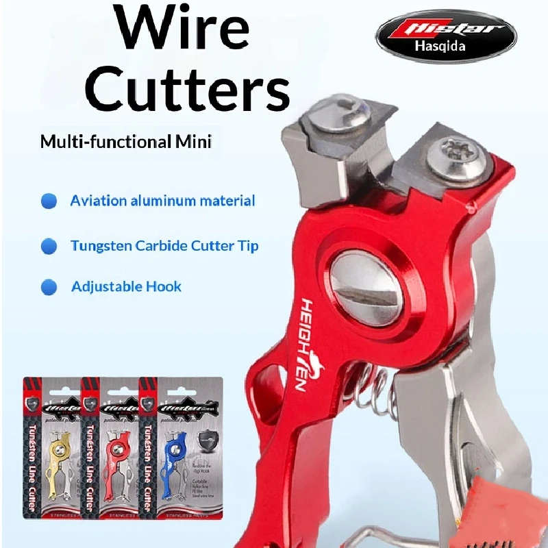 

Histar Mini Fishing Line Cutter Multifunctional Ultra Light Aviation Aluminum Cut Steel Wire For Lure Rock Sea Fishing Anglers