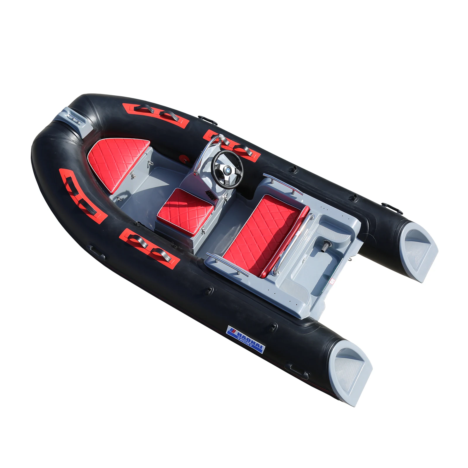 

New 3.6m Cabin Fishing Rib Boat With Console For Outdoor Drifting Adventures