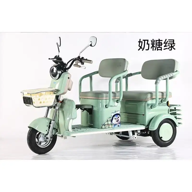 Electric Trike Tricycle Heavy Duty 60V 1000W 3 Speed Gears Open Body DOT Certified 20/58Ah Battery 90km 70km/h+ 400kg Payload
