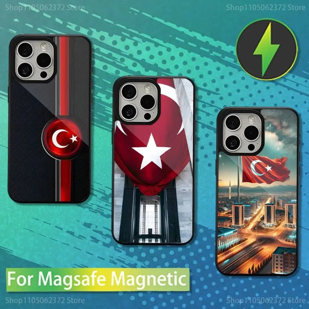 

Cool Turkish Flag Art Phone Case For iPhone 16,15,14,13,12,11,Pro,Max,Plus,Mini,Magsafe,Magnetic Wireless Charging Case