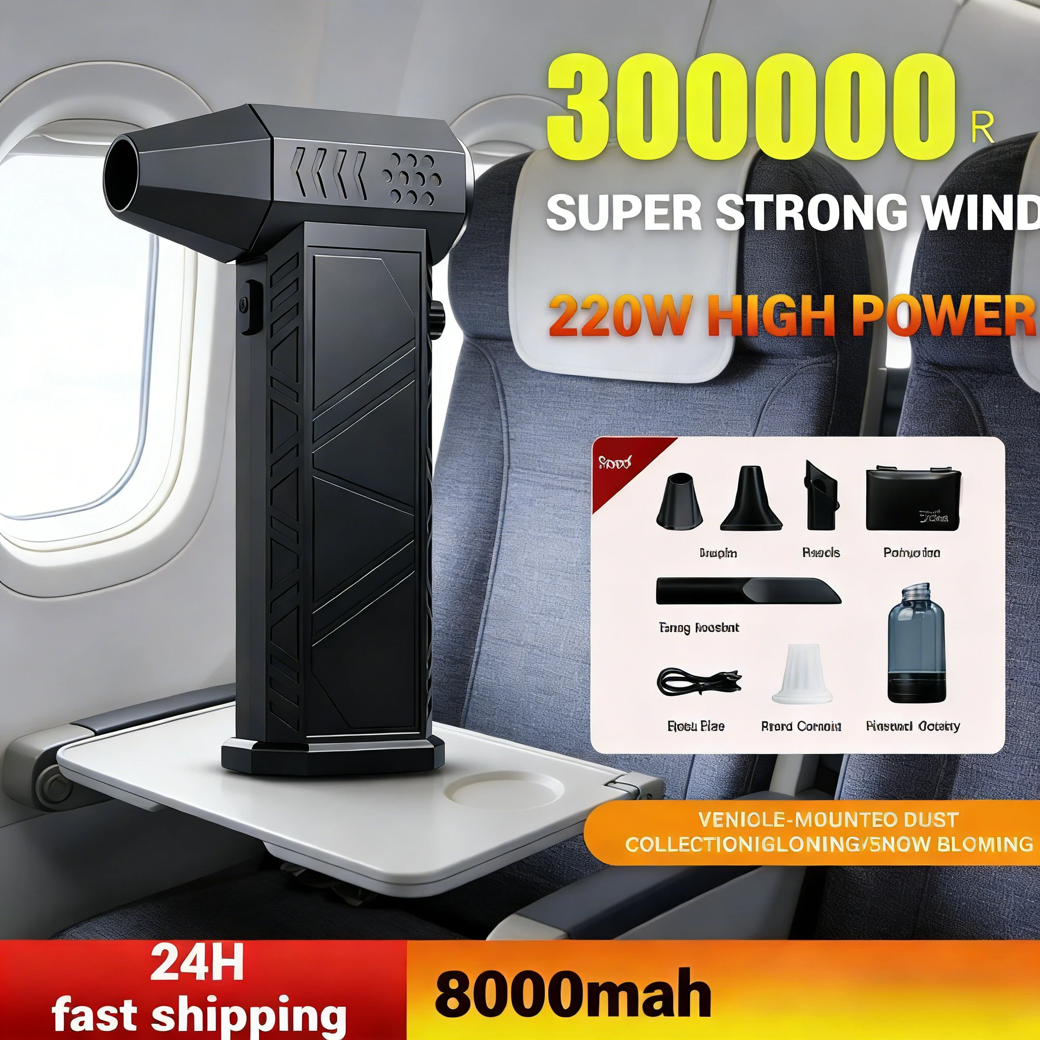 

New Upgraded X9 Brushless Blower Vacuum | 300000RPM Violent Air Handheld Cleaner