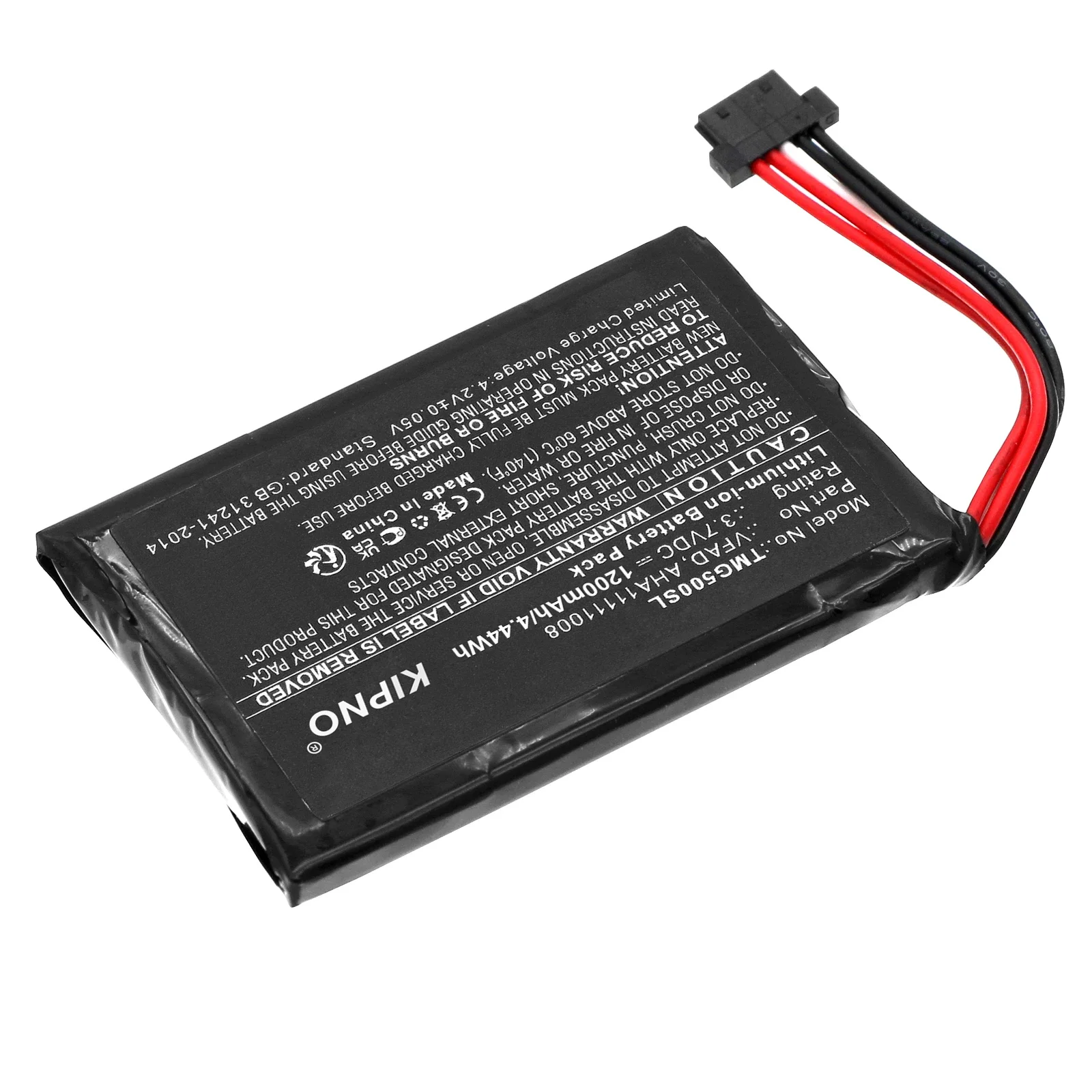 

KIPNO VFAD AHA11111008 Battery 1100mAh GPS Battery For TomTom 4FL50 4FL60 Go 5000 GO 5100 Go 6000 GO 6100 PRO TRUCK 525 GPS DVR