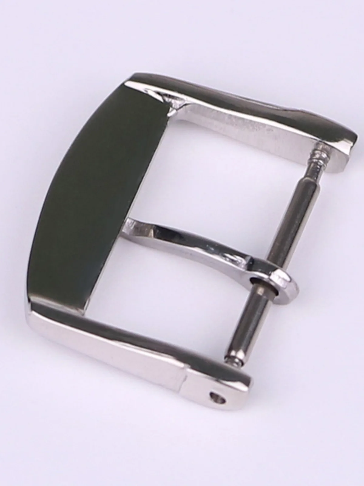 XIANERSHANG Custom Lon-gines Watch Clasp 18MM 16MM 14MM 12MM 10MM Convex Logo Belt Buckle Polished Stainless Steel Pin Buckle